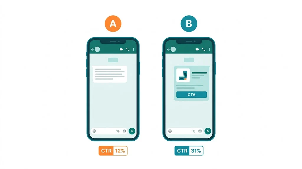 A/B Testing WhatsApp Messages featured image