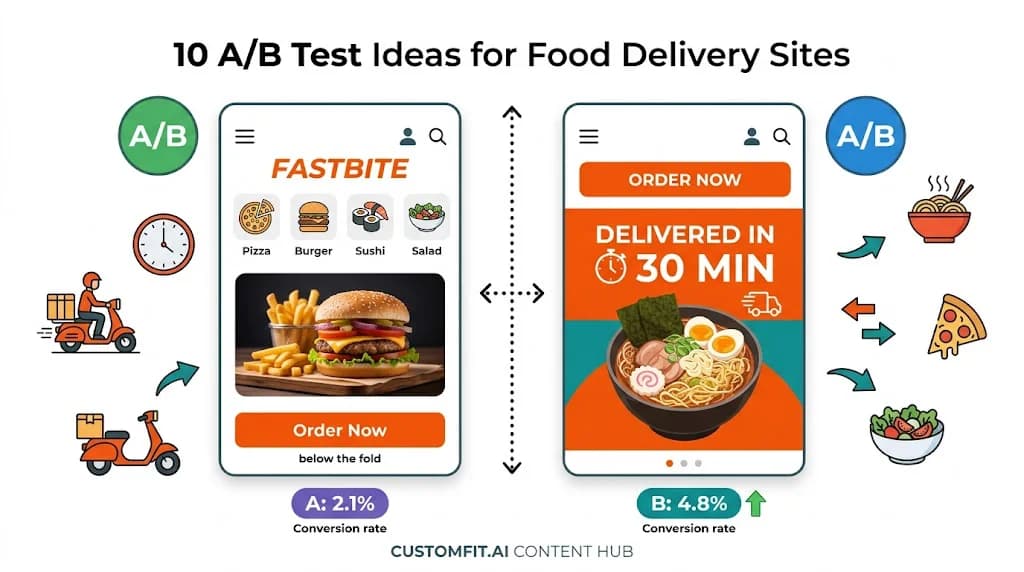 10 A/B Test Ideas for Food Delivery Sites featured image