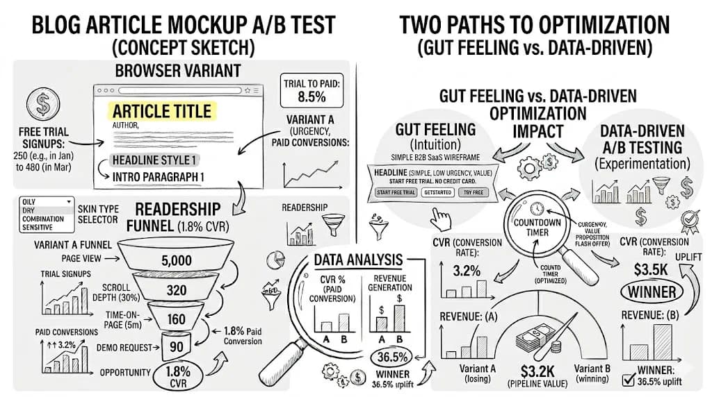 A/B Testing Blog Content for Engagement featured image