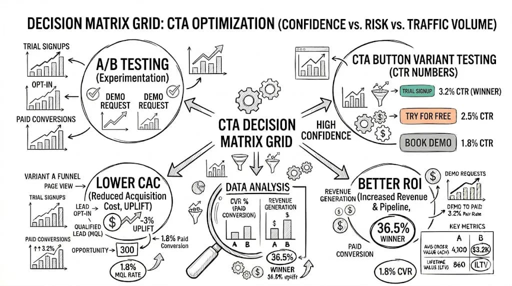 A/B Testing CTA Buttons: Color, Copy, Placement featured image