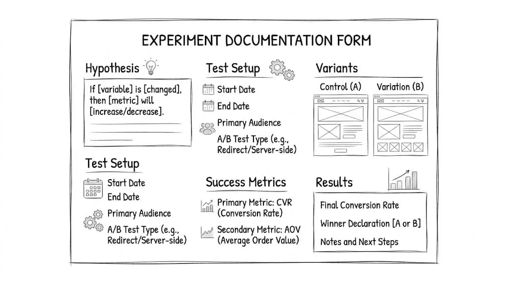 A/B Testing Documentation Template (Free) featured image