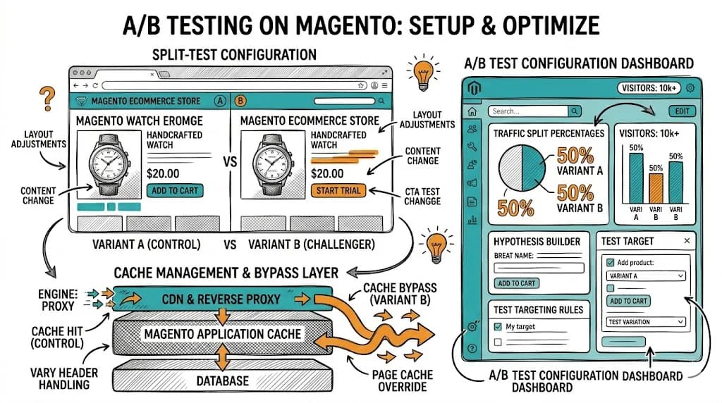 A/B Testing on Magento: Setup & Optimize featured image