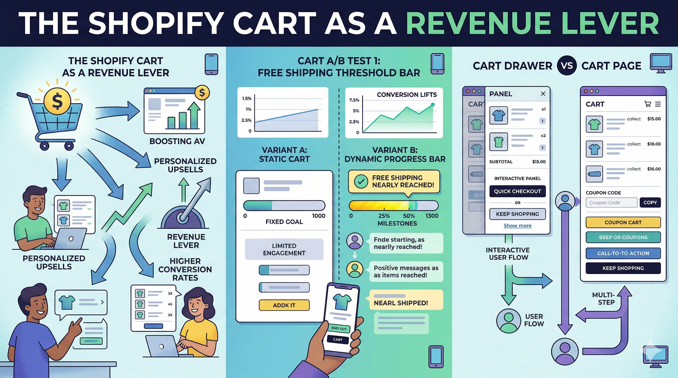 A/B Testing Shopify Cart for Higher AOV featured image