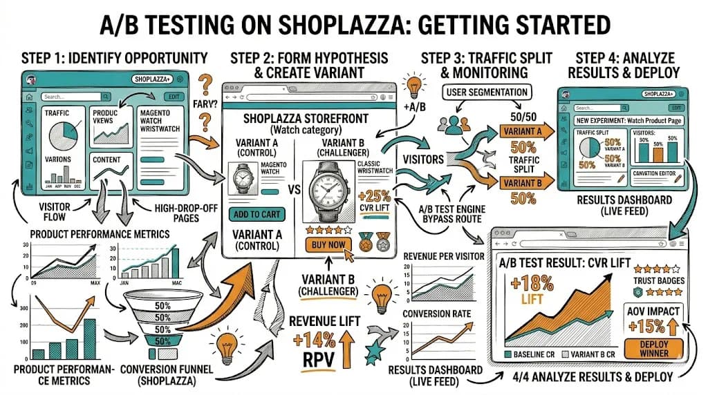 A/B Testing on Shoplazza: Getting Started featured image