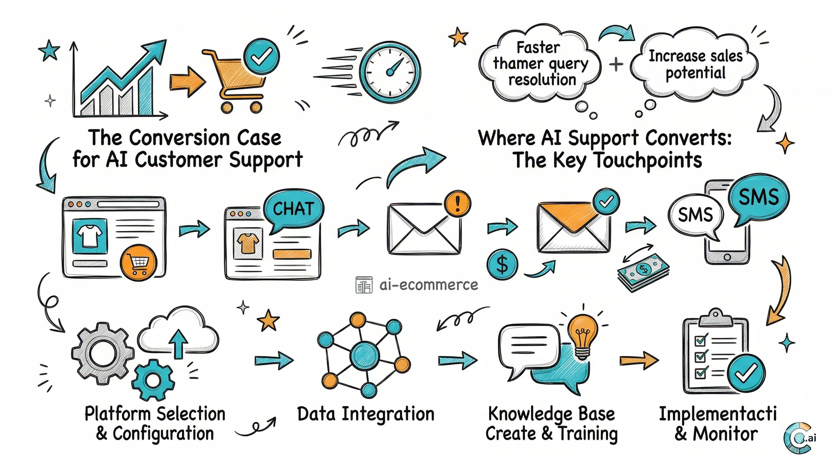 AI Customer Support for Ecommerce Conversions featured image