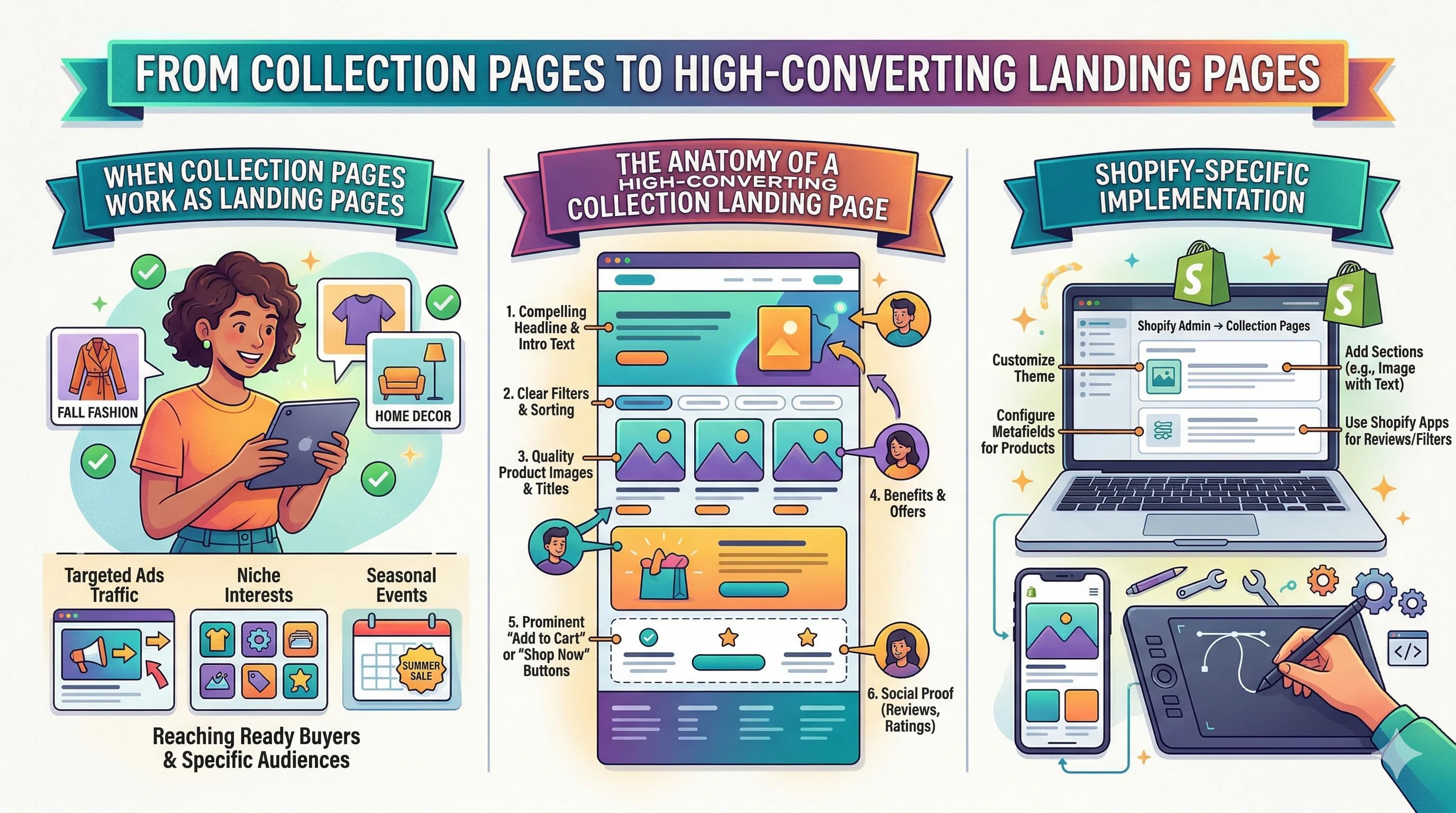 Collection Page as Landing Page: Shopify Guide featured image