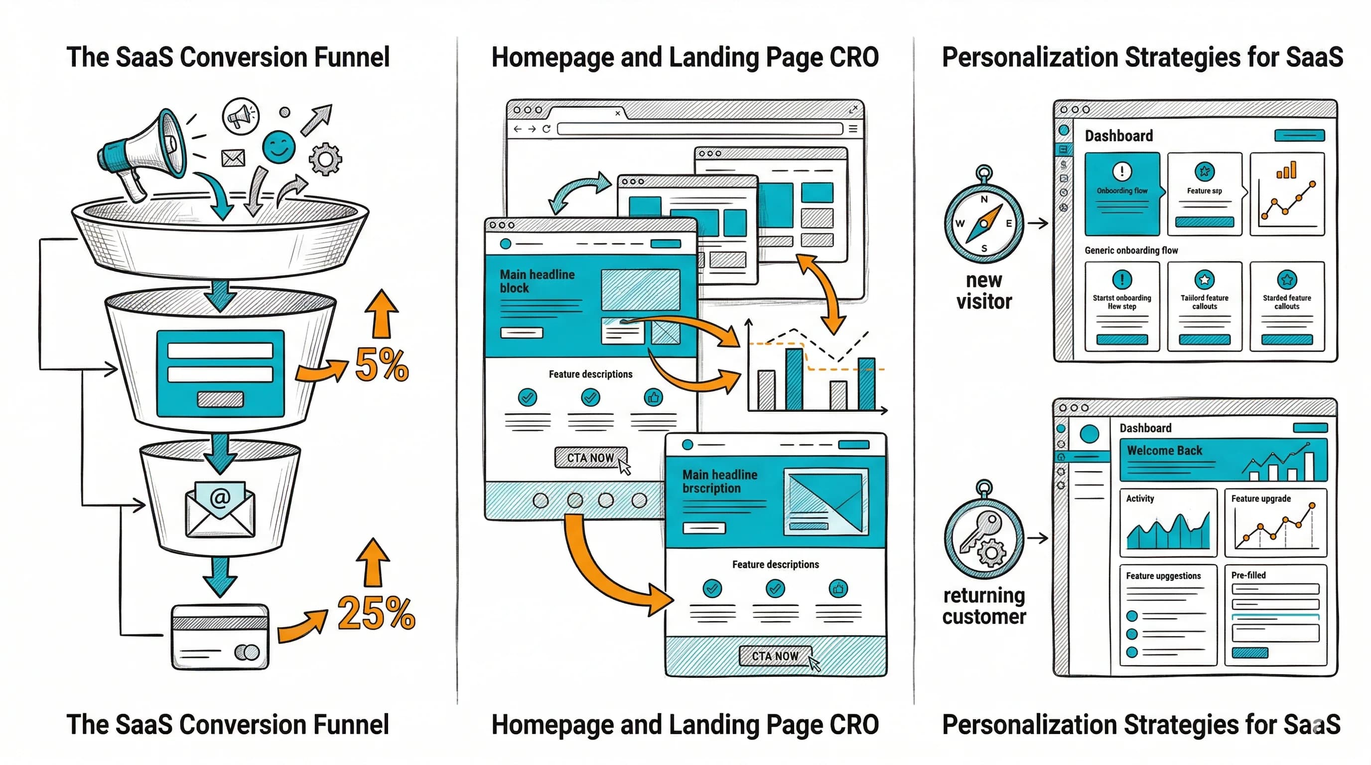 CRO for SaaS Websites featured image