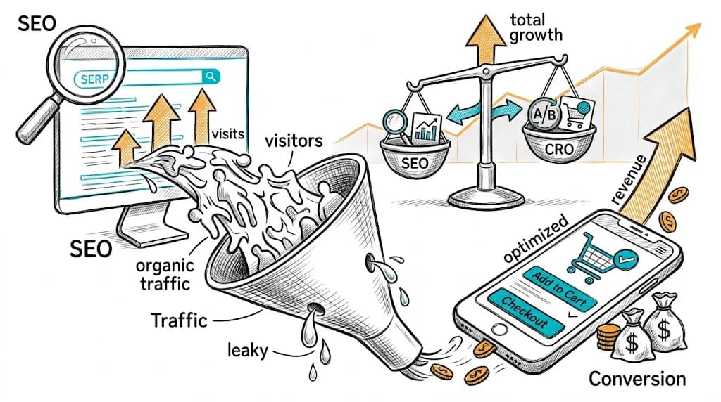 CRO vs SEO: How They Work Together featured image