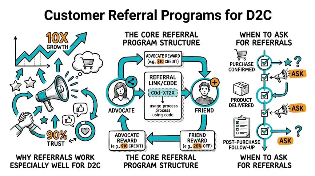 Customer Referral Programs for D2C featured image