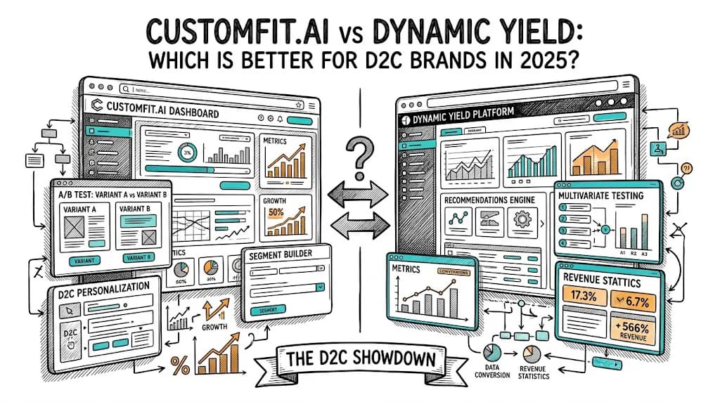 CustomFit.ai vs Dynamic Yield: Which Is Better for D2C Brands in 2025? featured image
