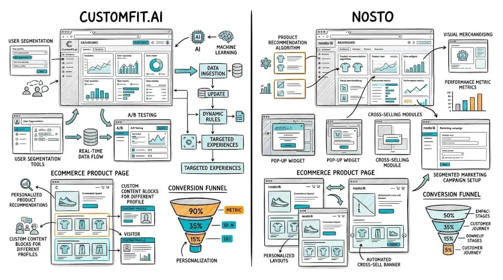 CustomFit.ai vs Nosto: Ecommerce Personalization featured image