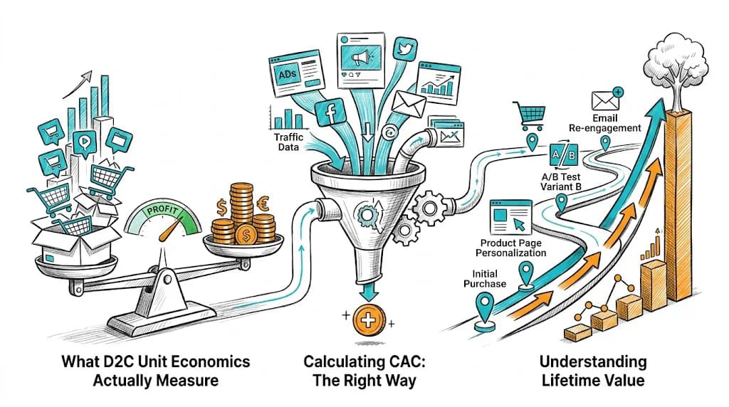 D2C Unit Economics: CAC, LTV, and Profitability featured image