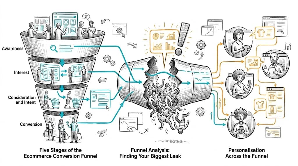 Ecommerce Conversion Funnel: Optimize Every Stage featured image