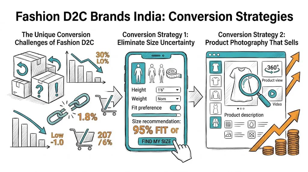 Fashion D2C Brands India: Conversion Strategies featured image