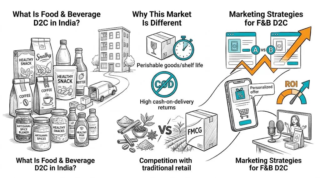 Food & Beverage D2C India: Marketing Playbook featured image