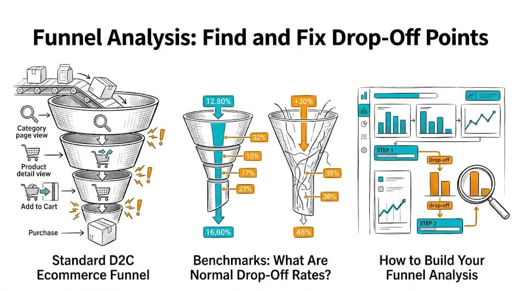 Funnel Analysis: Find and Fix Drop-Off Points featured image