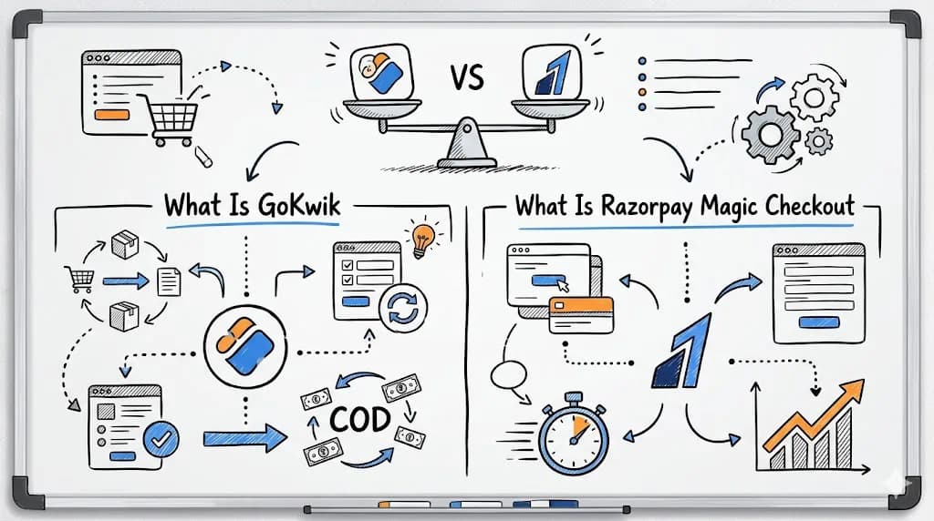 GoKwik vs Razorpay Magic Checkout featured image