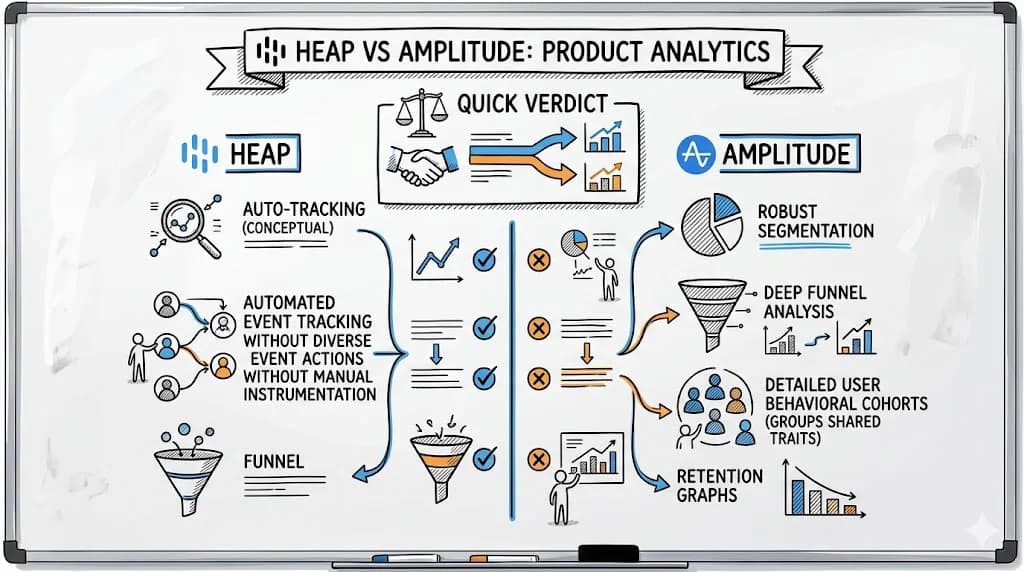 Heap vs Amplitude: Product Analytics featured image