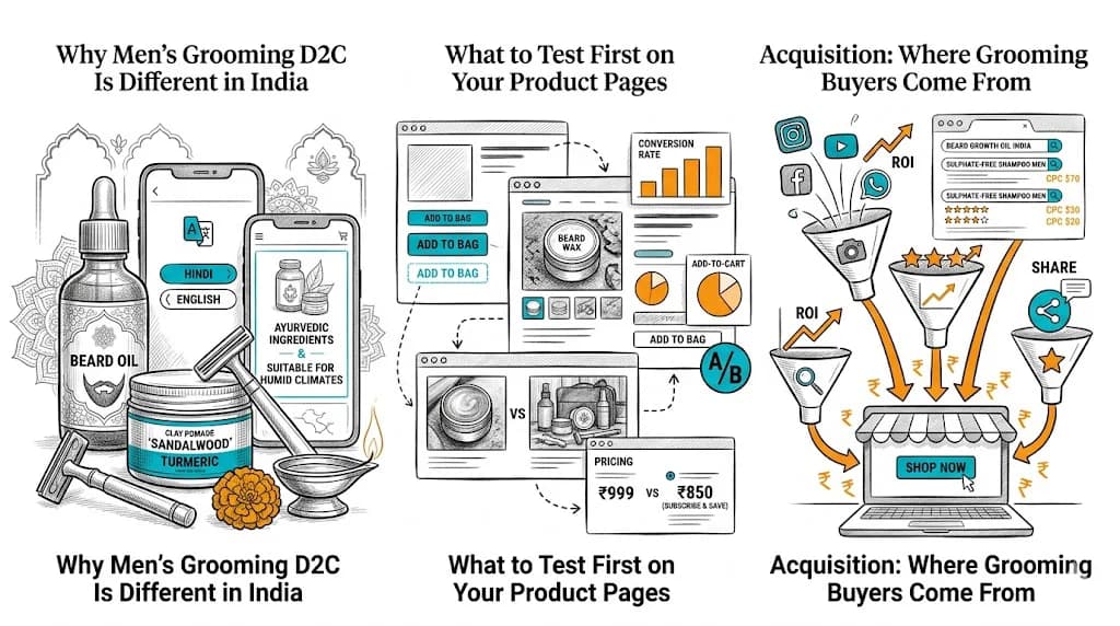 Men's Grooming D2C in India: Optimization Guide featured image