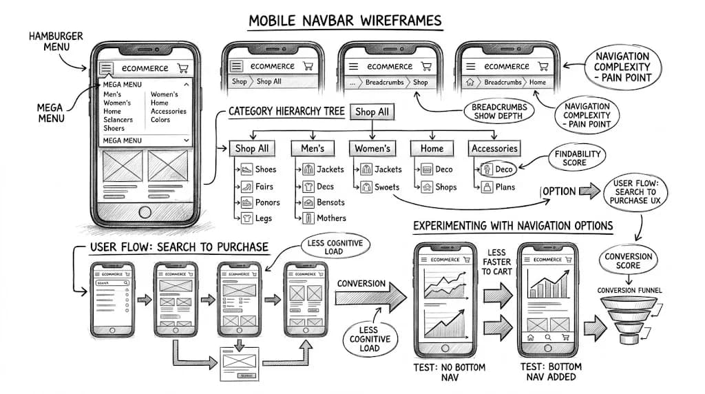 Mobile Bottom Navigation for Ecommerce featured image