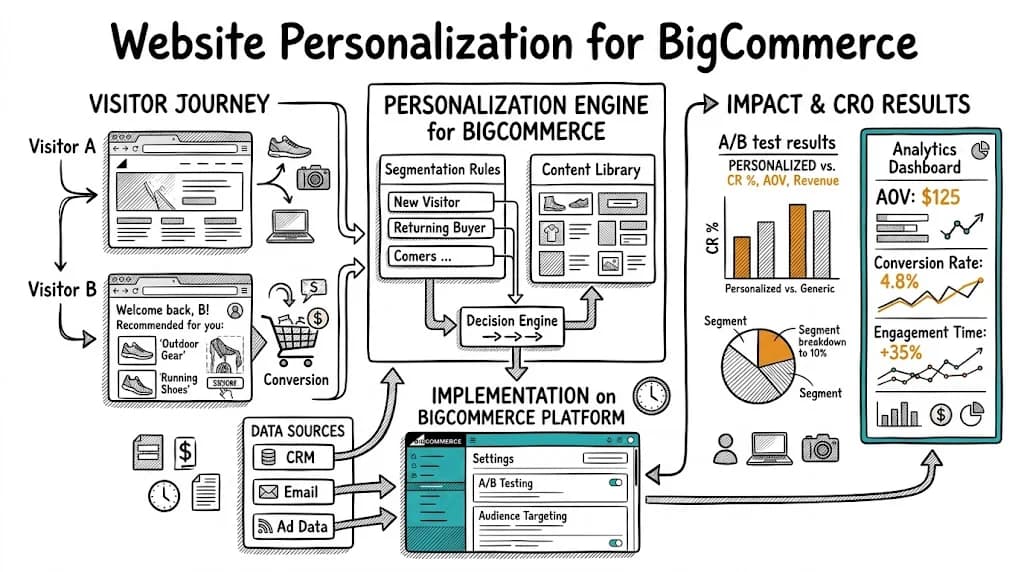 Website Personalization for BigCommerce featured image