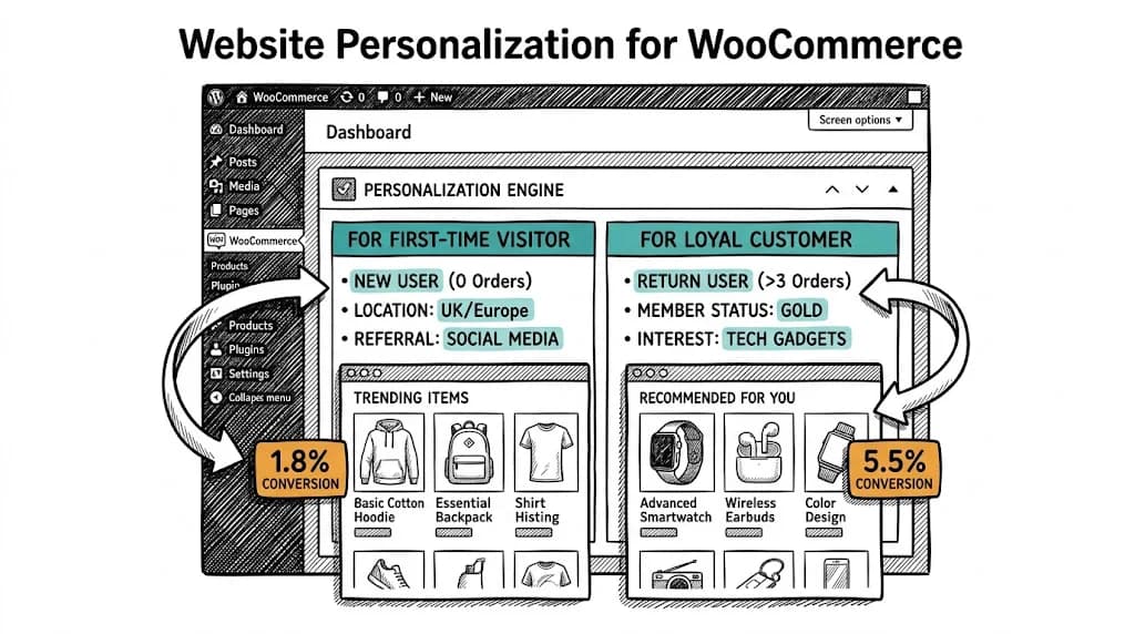 Website Personalization for WooCommerce featured image