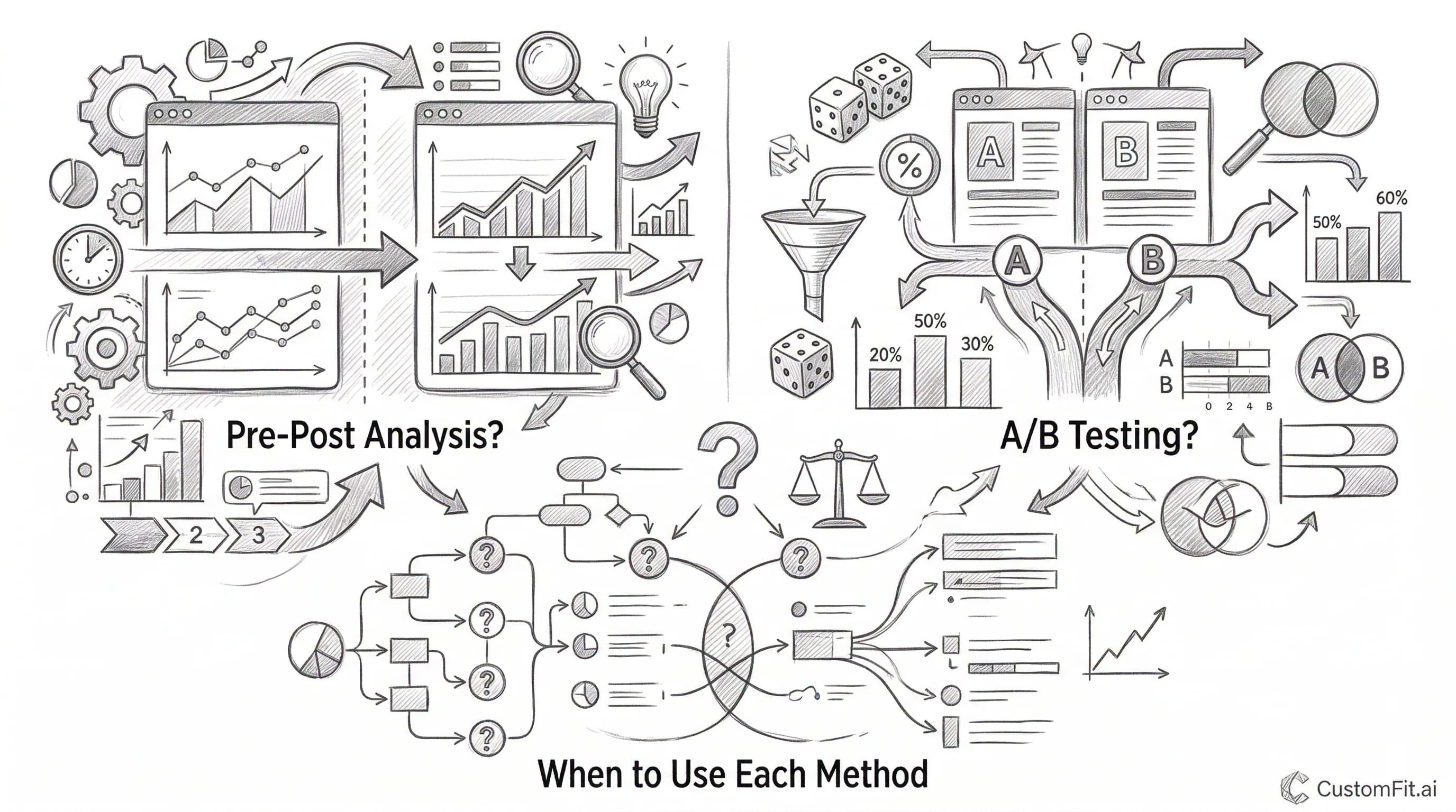 Pre-Post Analysis vs A/B Testing featured image