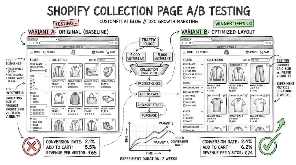 Shopify Collection Page A/B Testing featured image