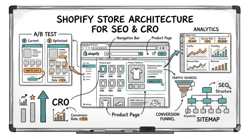 Shopify Store Architecture for SEO + CRO featured image