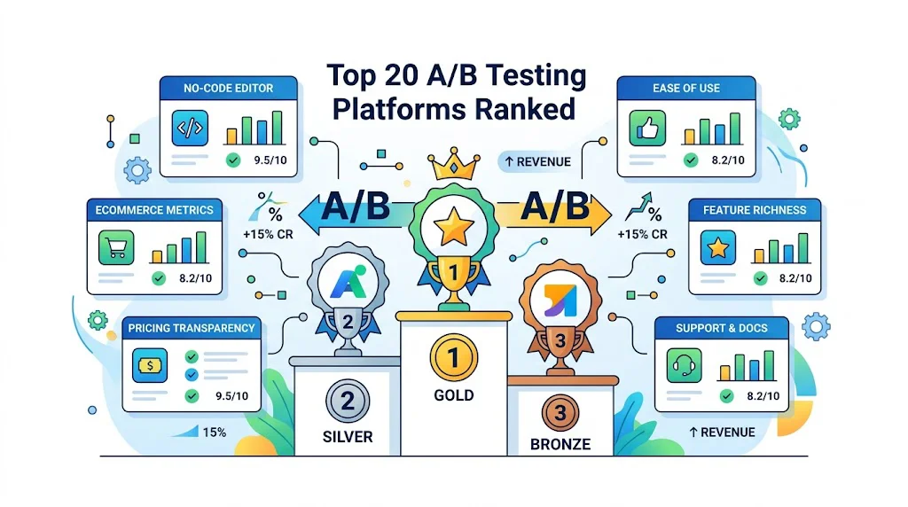 Top 20 A/B Testing Platforms Ranked featured image