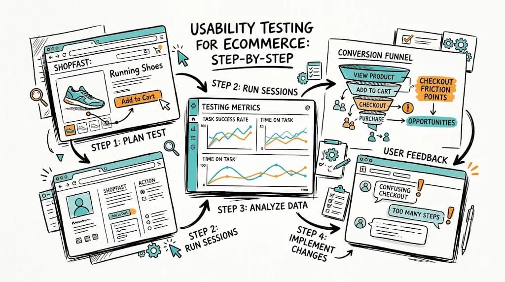 Usability Testing for Ecommerce: Step-by-Step featured image